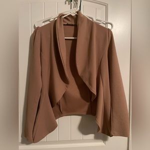 Ruffle blazer and top